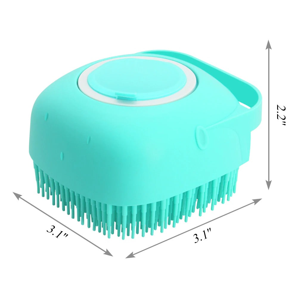 Chat, peigne de massage de chien toilettant la brosse de douche d'épurateur pour se baigner