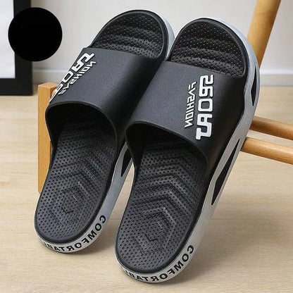 Pantoufles de salle de bain de plage antidérapantes, chaussures d'été unisexes