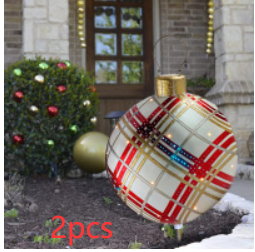 Christmas  Outdoor Pvc 60CM Inflatable Decorated Ball